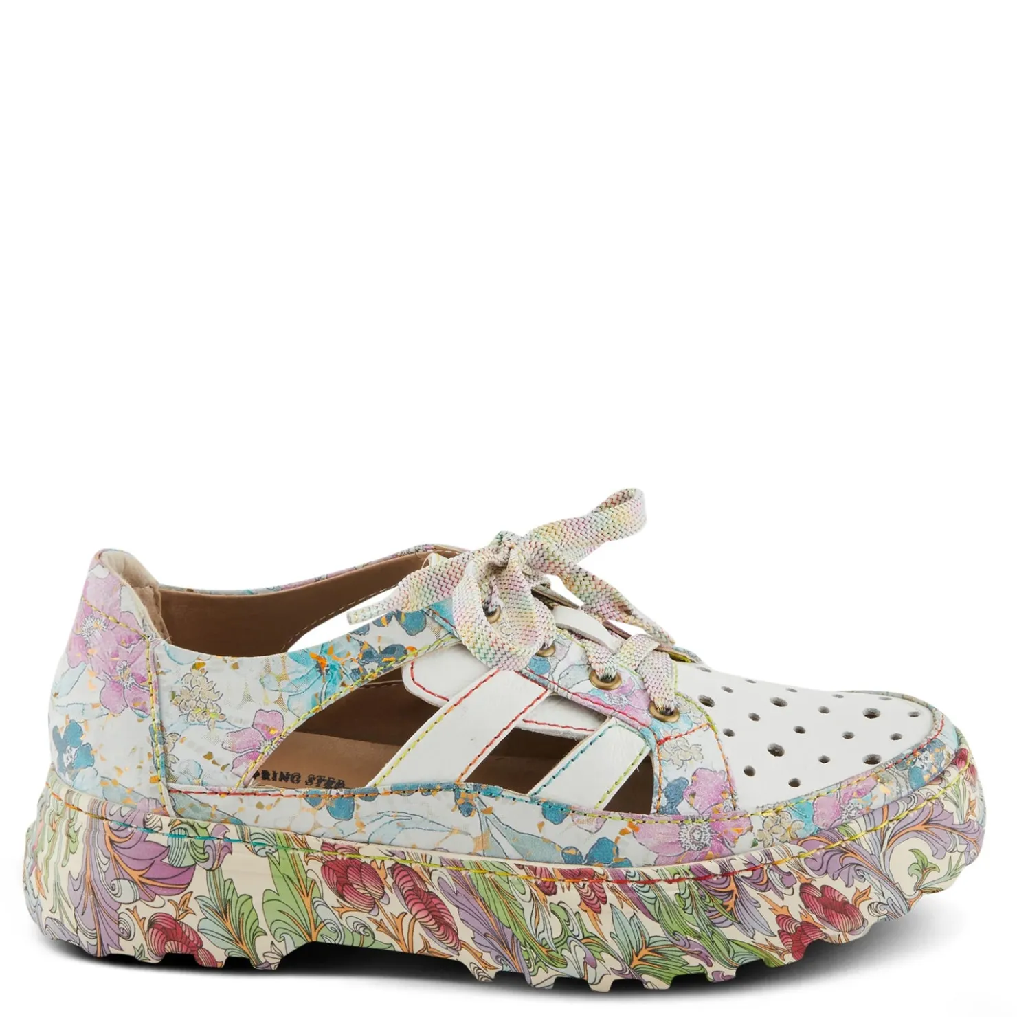 Fashion & Street*L Artiste Women's L'Artiste by Spring Step, Bodes Sneaker White Multi