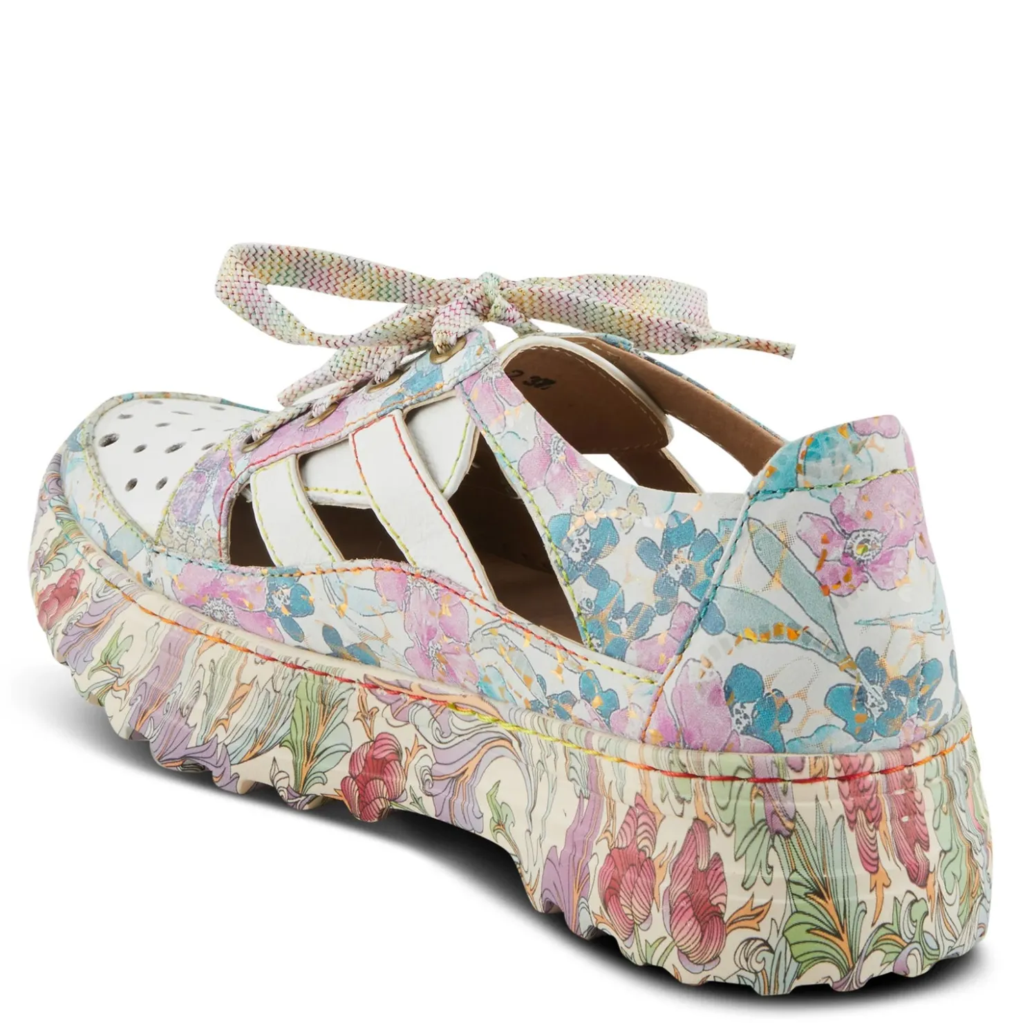 Fashion & Street*L Artiste Women's L'Artiste by Spring Step, Bodes Sneaker White Multi