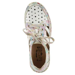 Fashion & Street*L Artiste Women's L'Artiste by Spring Step, Bodes Sneaker White Multi