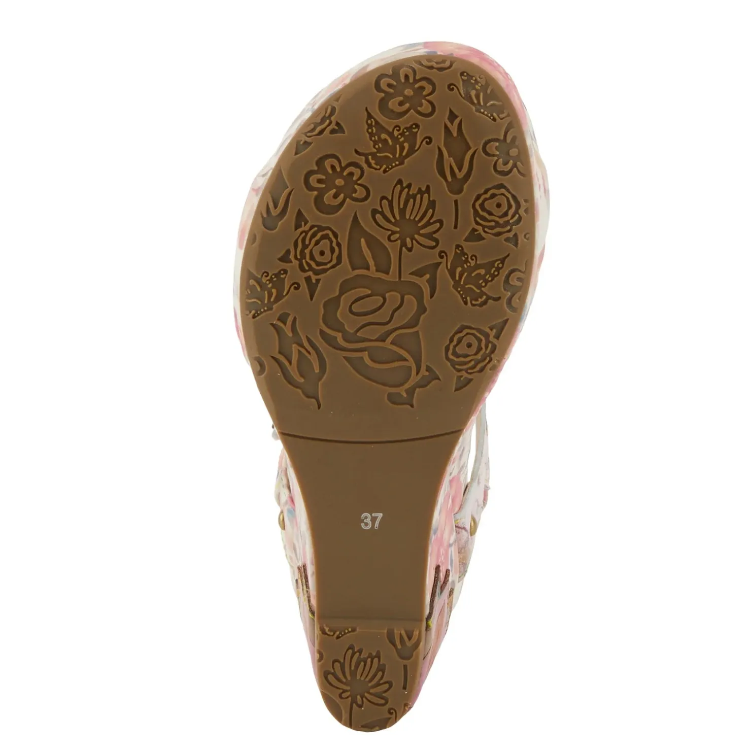 Wedges*L Artiste Women's L'Artiste By Spring Step, Karnitsky Sandal Pink Multi