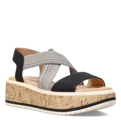 Wedges*LifeStride Women's , Clementine Sandal Black