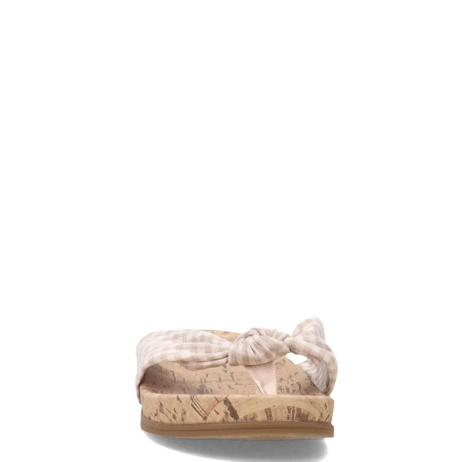 Flip Flops*LifeStride Women's , Happy Sandal Natural Gingham