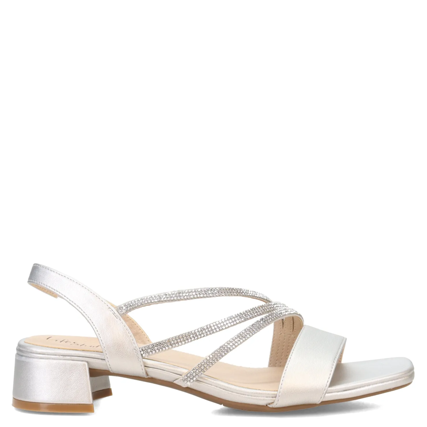 Heeled Sandals*LifeStride Women's , Joy Sandal Silver