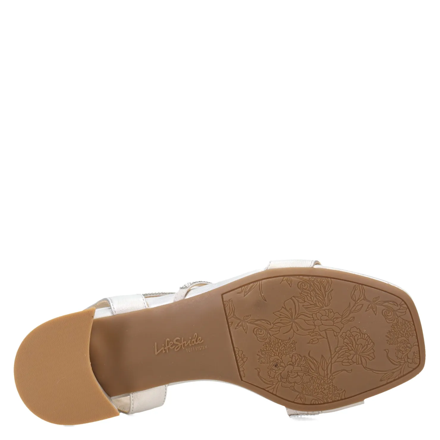 Heeled Sandals*LifeStride Women's , Joy Sandal Silver