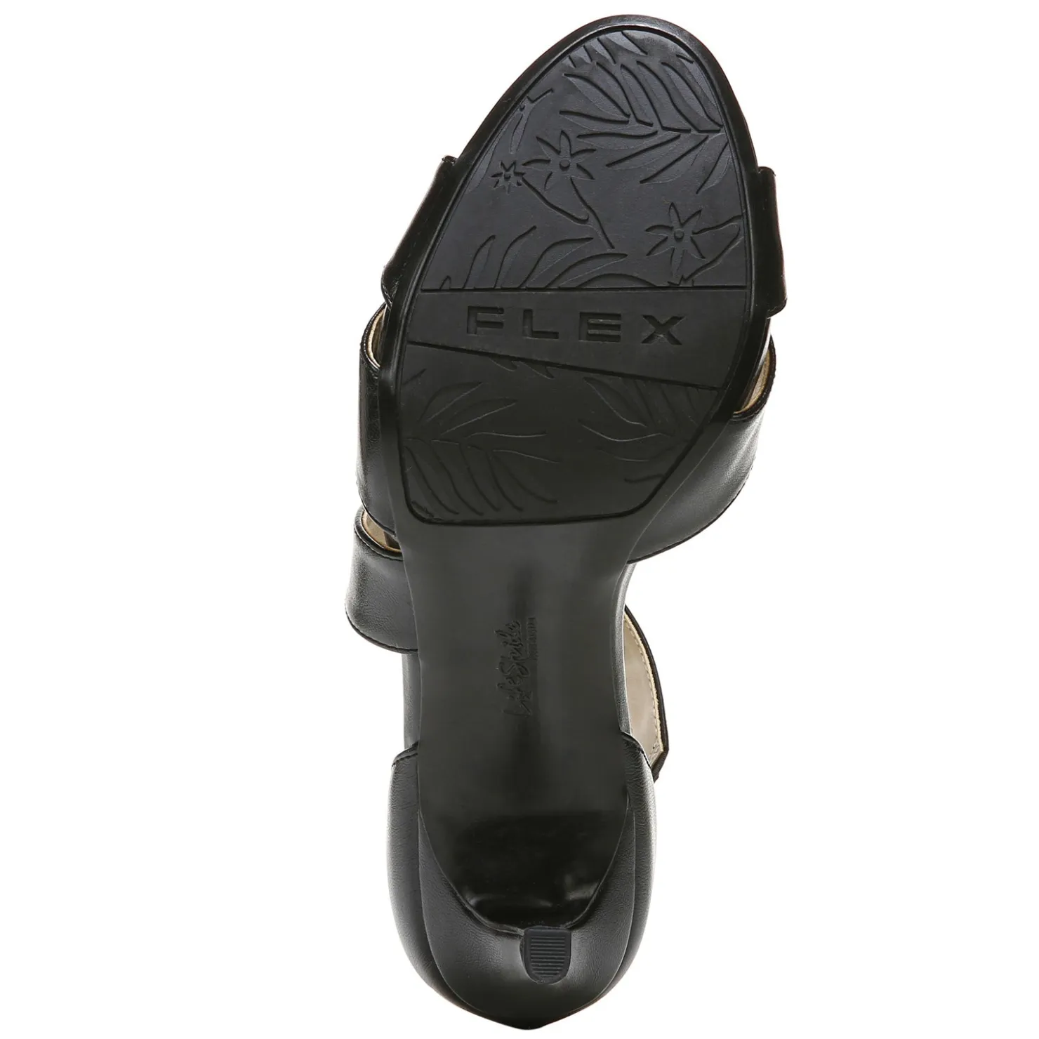 Heeled Sandals*LifeStride Women's , Mega Sandal Black