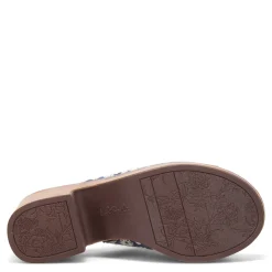Heeled Sandals*LifeStride Women's , Paradise Sandal Blue Daisy