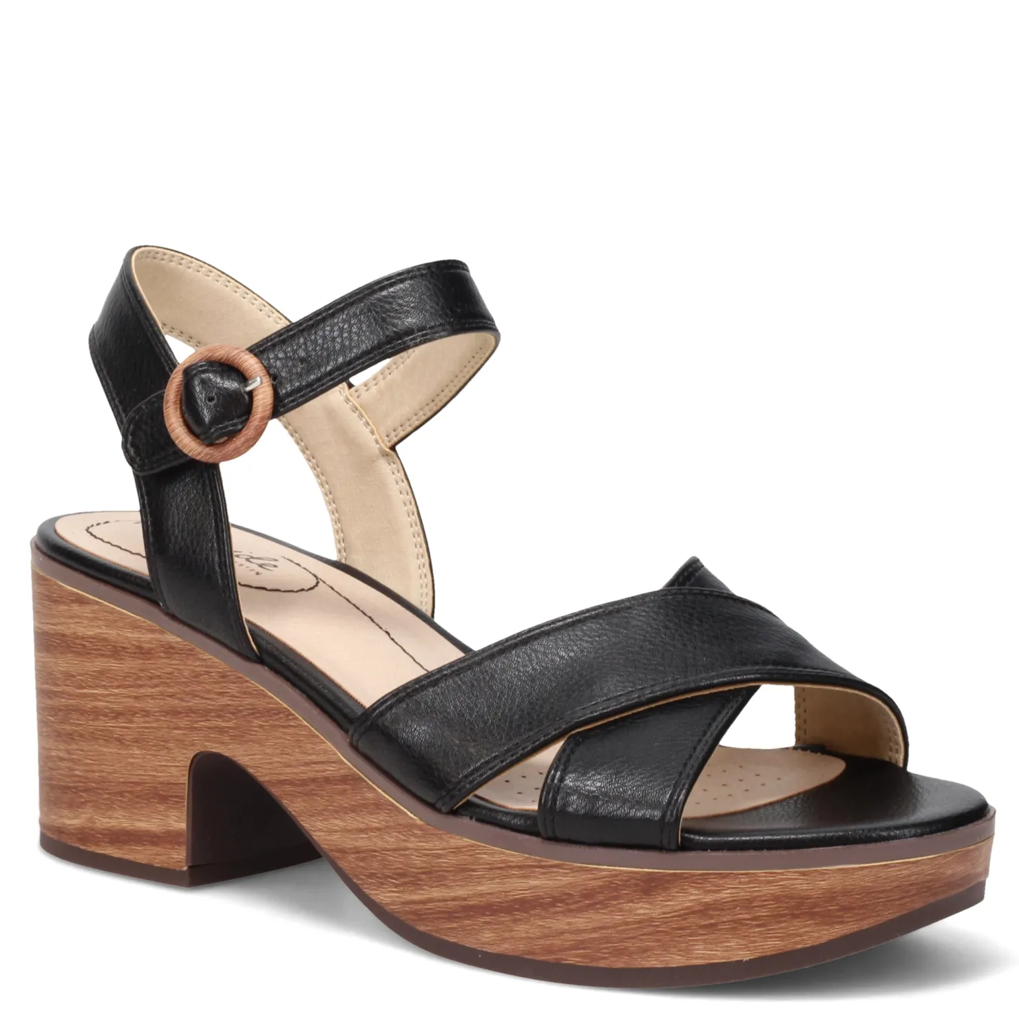 Heeled Sandals*LifeStride Women's , Peachy Sandal Black