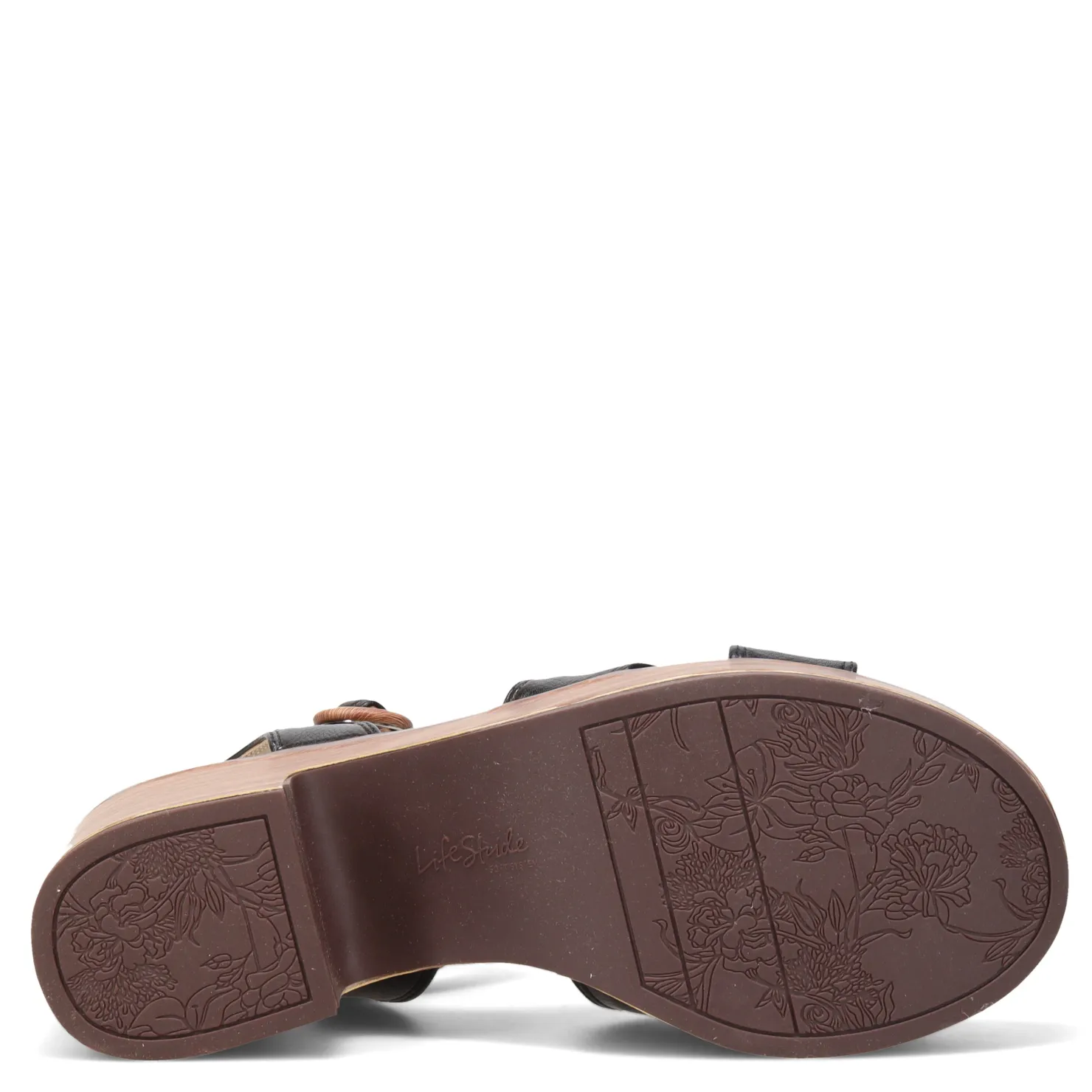 Heeled Sandals*LifeStride Women's , Peachy Sandal Black
