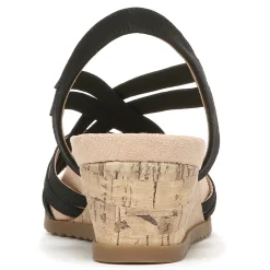 Wedges*LifeStride Women's , Stellar Sandal Black