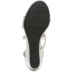 Wedges*LifeStride Women's , Yolanda Sandal Silver