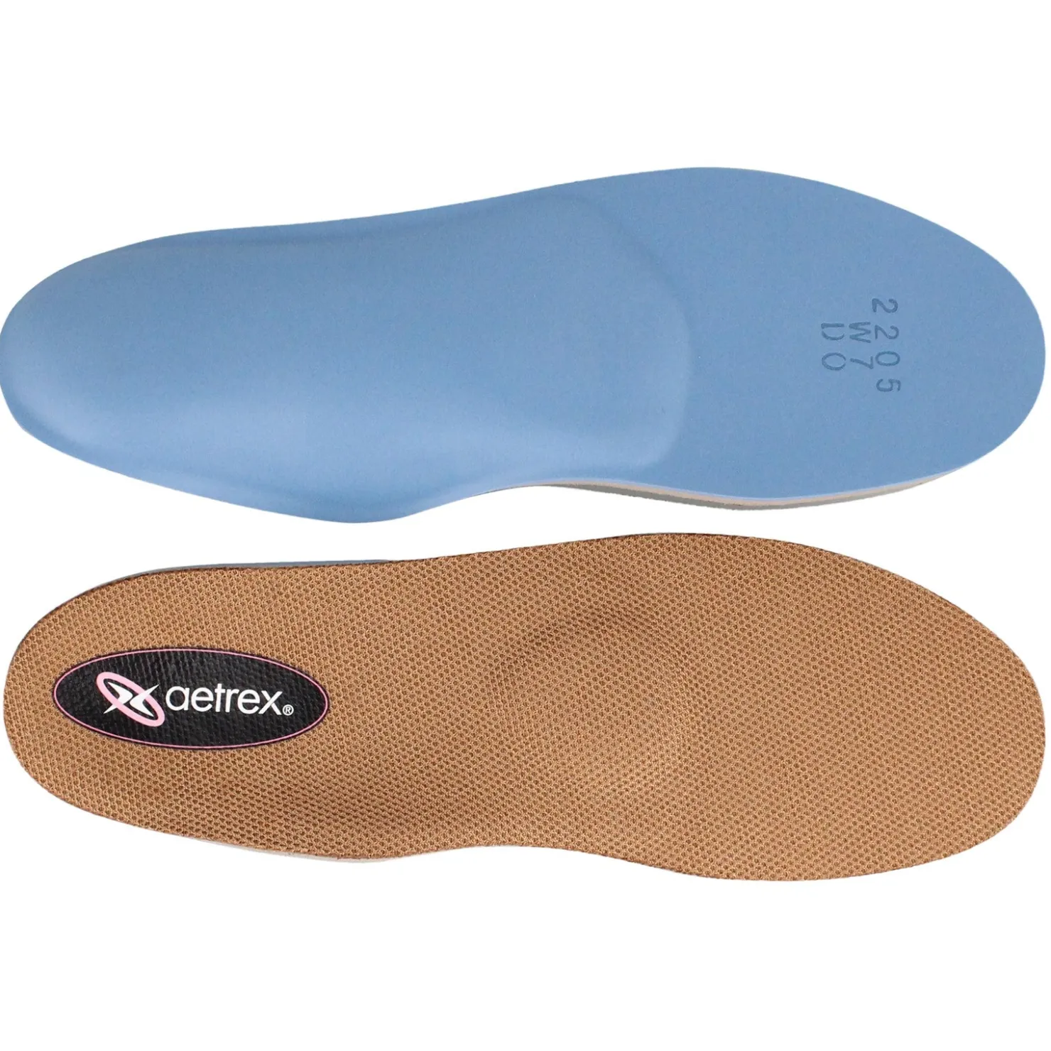 Insoles*Aetrex Women's Lynco by , Memory Foam Ortho Cup/Support Neutral Brown Multi