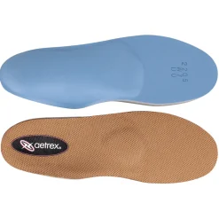 Insoles*Aetrex Women's Lynco by , Memory Foam Ortho Cup/Support Neutral Brown Multi