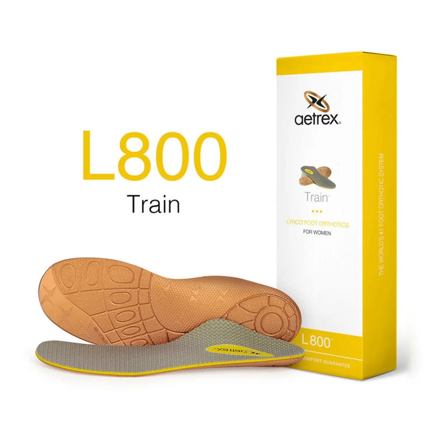 Insoles*Aetrex Women's Lynco by , Premium Memory Foam Orthotics Transparent
