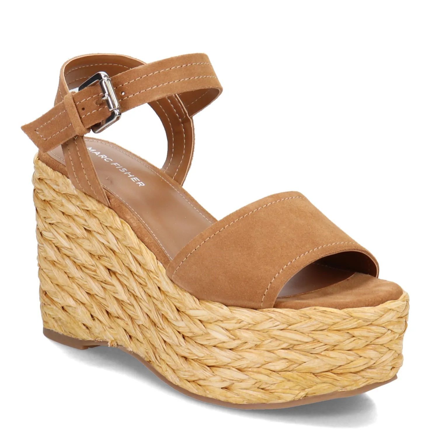 Wedges*Marc Fisher Women's , Burian Sandal Brown