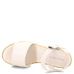 Wedges*Marc Fisher Women's , Burian Sandal Ivory