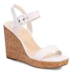Wedges*Marc Fisher Women's , Lukey Sandal White