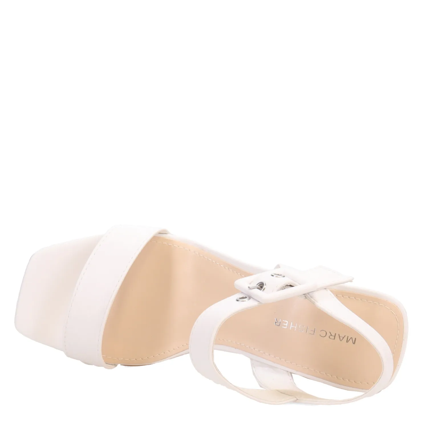 Wedges*Marc Fisher Women's , Lukey Sandal White