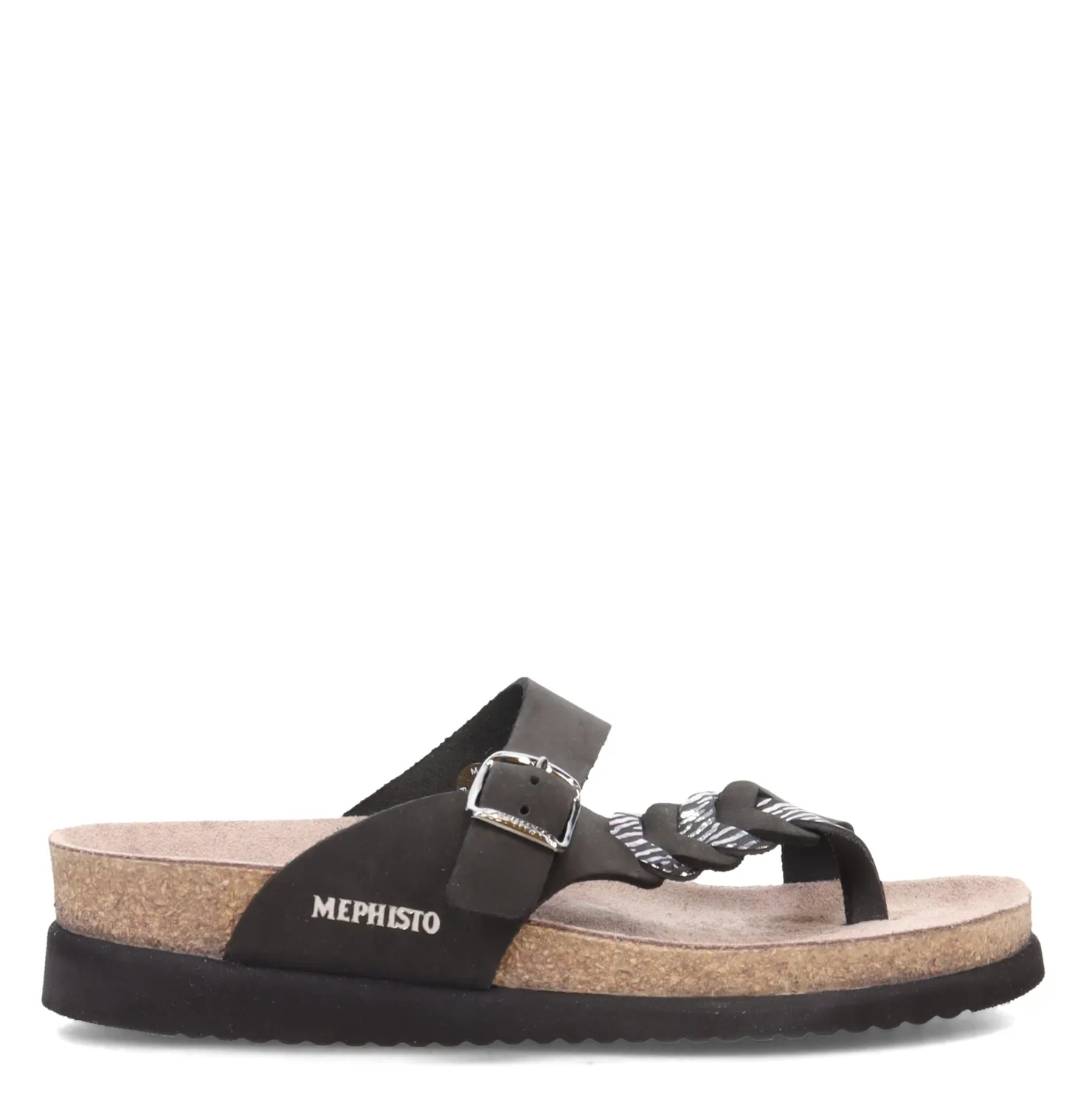 Footbed Sandals*Mephisto USA Women's Mephisto, Heleonore Sandal Black