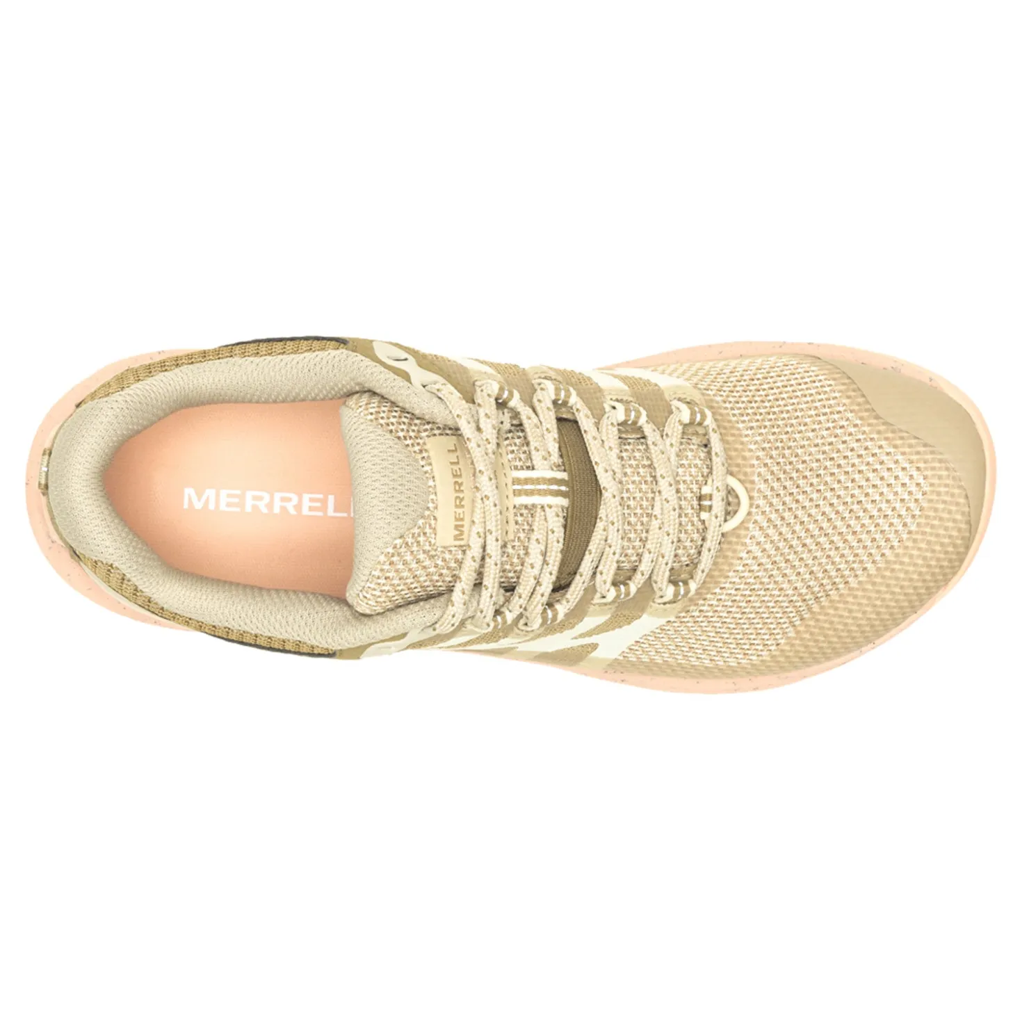 Running*Merrell Women's , Antora 3 Trail Running Shoe Cream/Peach