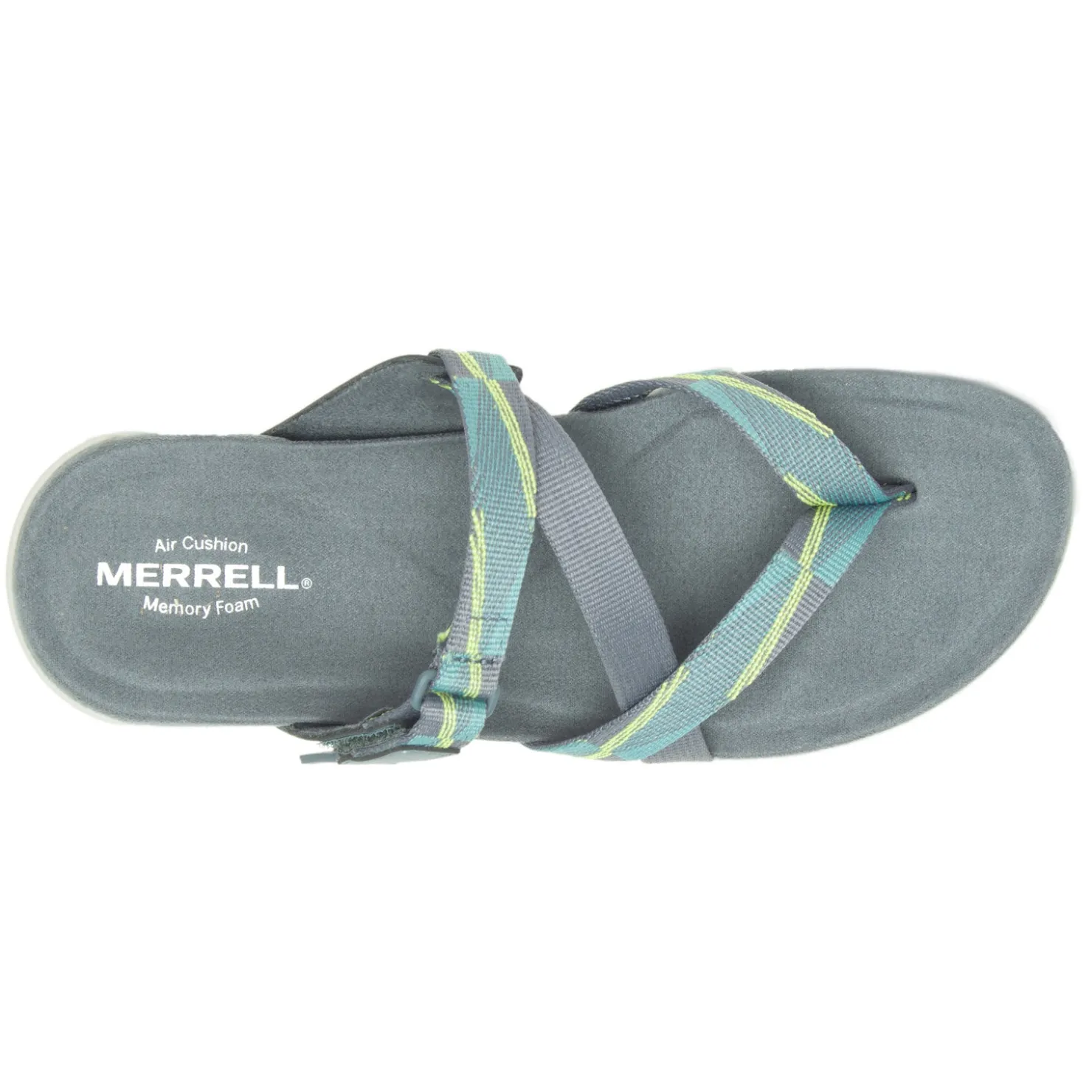 Footbed Sandals*Merrell Women's , District Mendi Thong Sandal Rock Slate