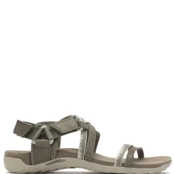 Footbed Sandals*Merrell Women's , Terran Cush 3 Lattice Sandal Olive