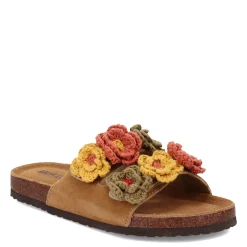 Footbed Sandals*Muk Luks Women's , Terra Turf Flora Sandal Brown
