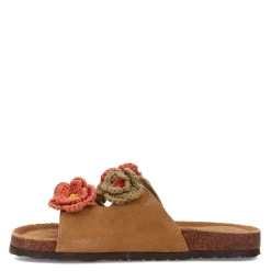 Footbed Sandals*Muk Luks Women's , Terra Turf Flora Sandal Brown