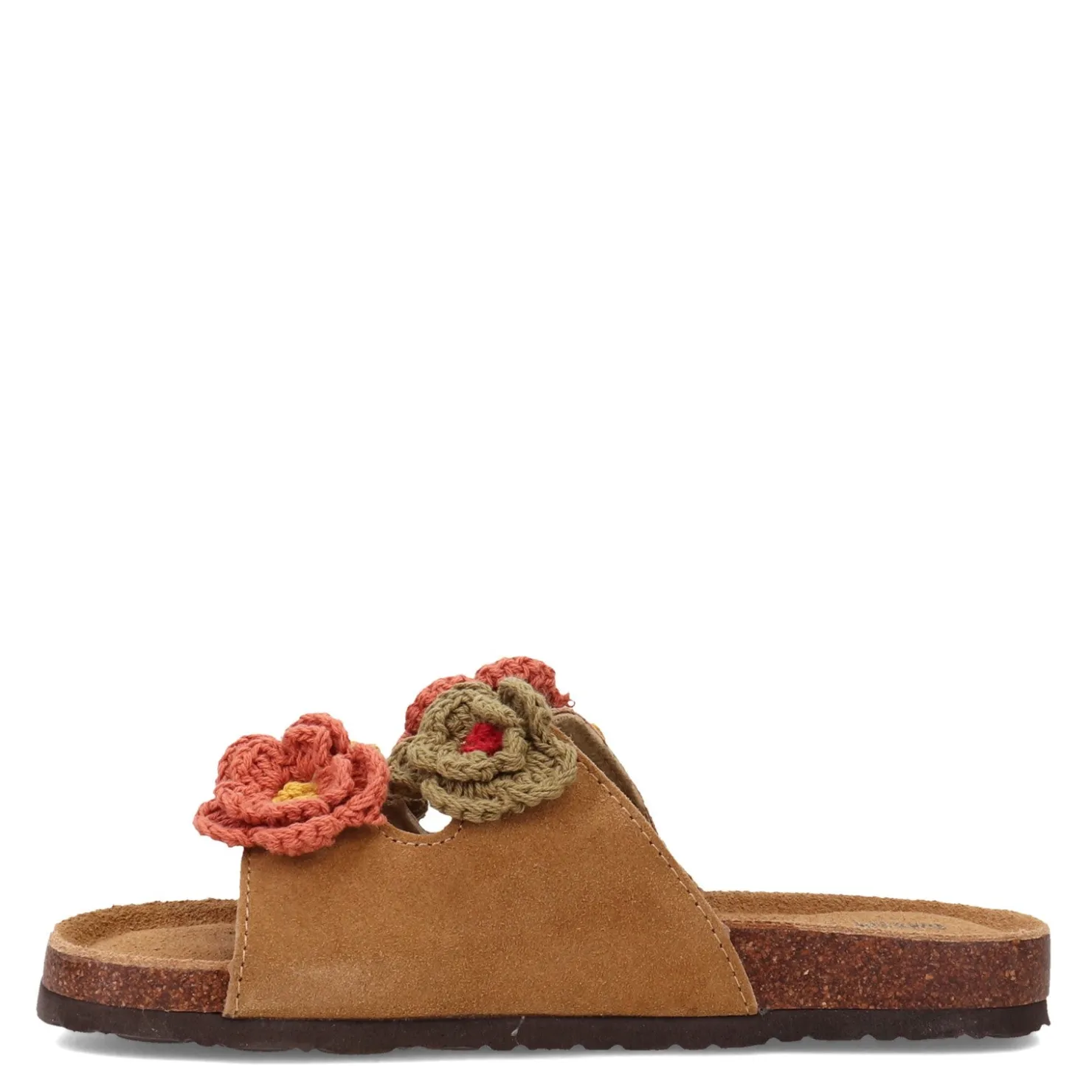Footbed Sandals*Muk Luks Women's , Terra Turf Flora Sandal Brown
