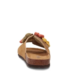Footbed Sandals*Muk Luks Women's , Terra Turf Flora Sandal Brown