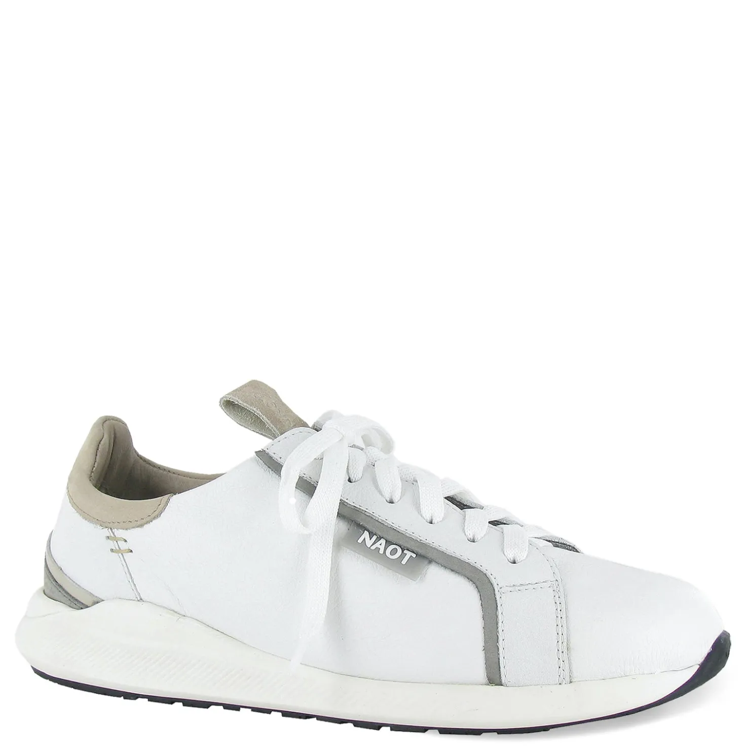 Fashion & Street*Naot Women's , Admiral Sneaker White/Grey/Beige
