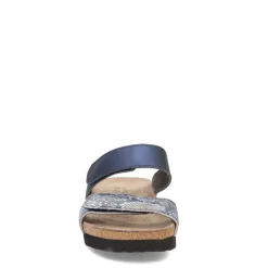 Footbed Sandals*Naot Women's , Althea Sandal Navy Python/Polar Sea