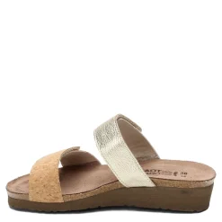 Footbed Sandals*Naot Women's , Althea Sandal Cork/Gold