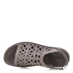 Footbed Sandals*Naot Women's , Amadora Sandal Grey Nubuck