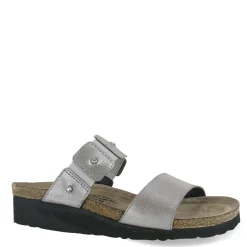 Footbed Sandals*Naot Women's , Ashley Sandal Silver Threads
