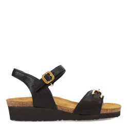 Wedges*Naot Women's , Aubrey Sandal Black