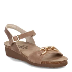 Footbed Sandals*Naot Women's , Aubrey Sandal Almond Brown