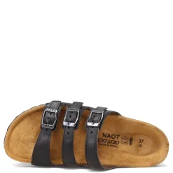 Footbed Sandals*Naot Women's , Austin Sandal Soft Black