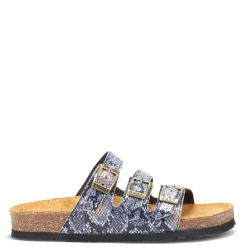 Footbed Sandals*Naot Women's , Austin Sandal Navy Snake