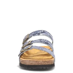 Footbed Sandals*Naot Women's , Austin Sandal Navy Snake