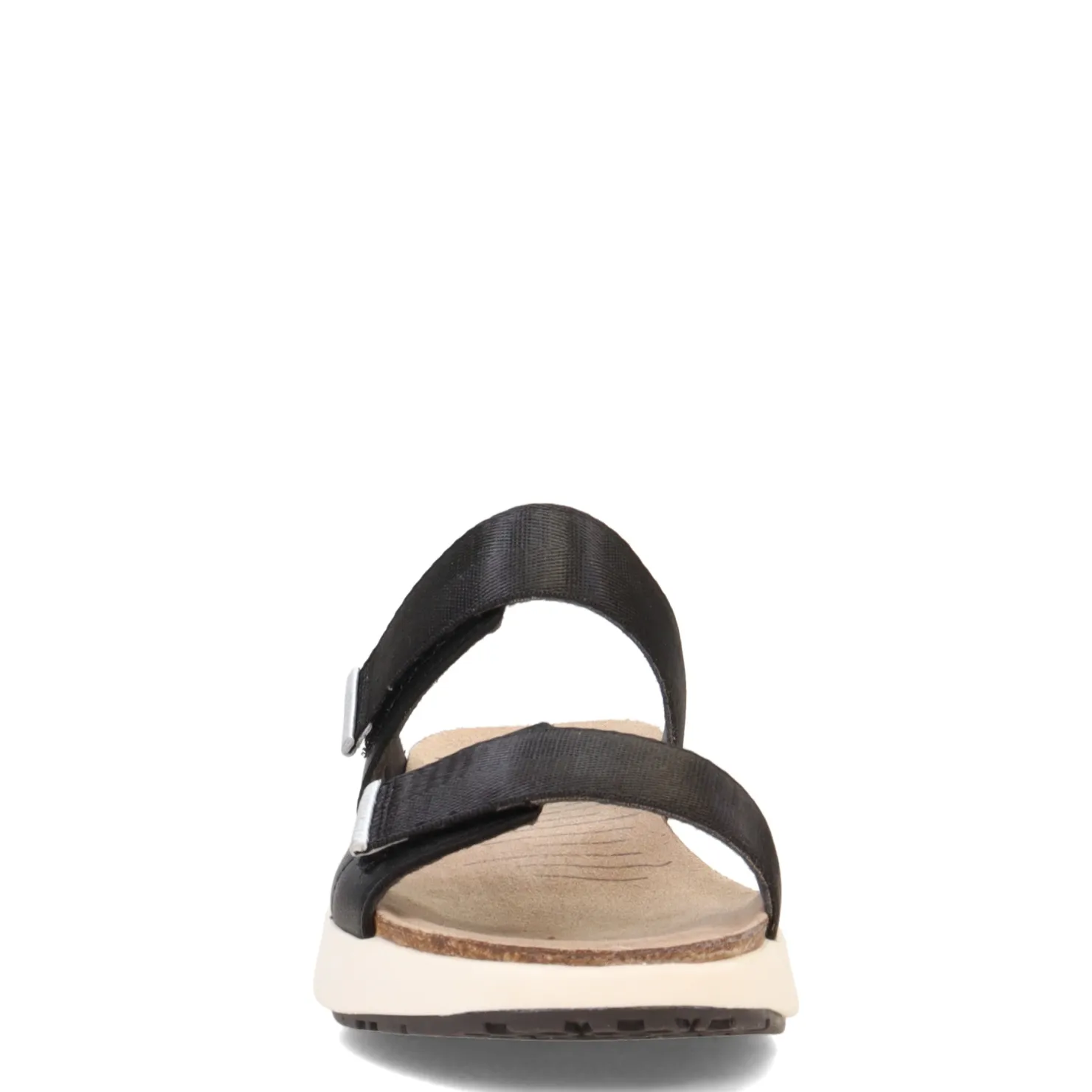 Footbed Sandals*Naot Women's , Calliope Sandal Black/Silver