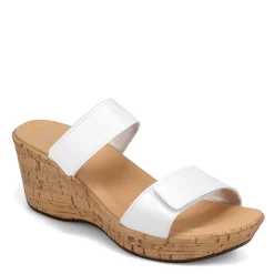 Wedges*Naot Women's , Caveran Sandal White