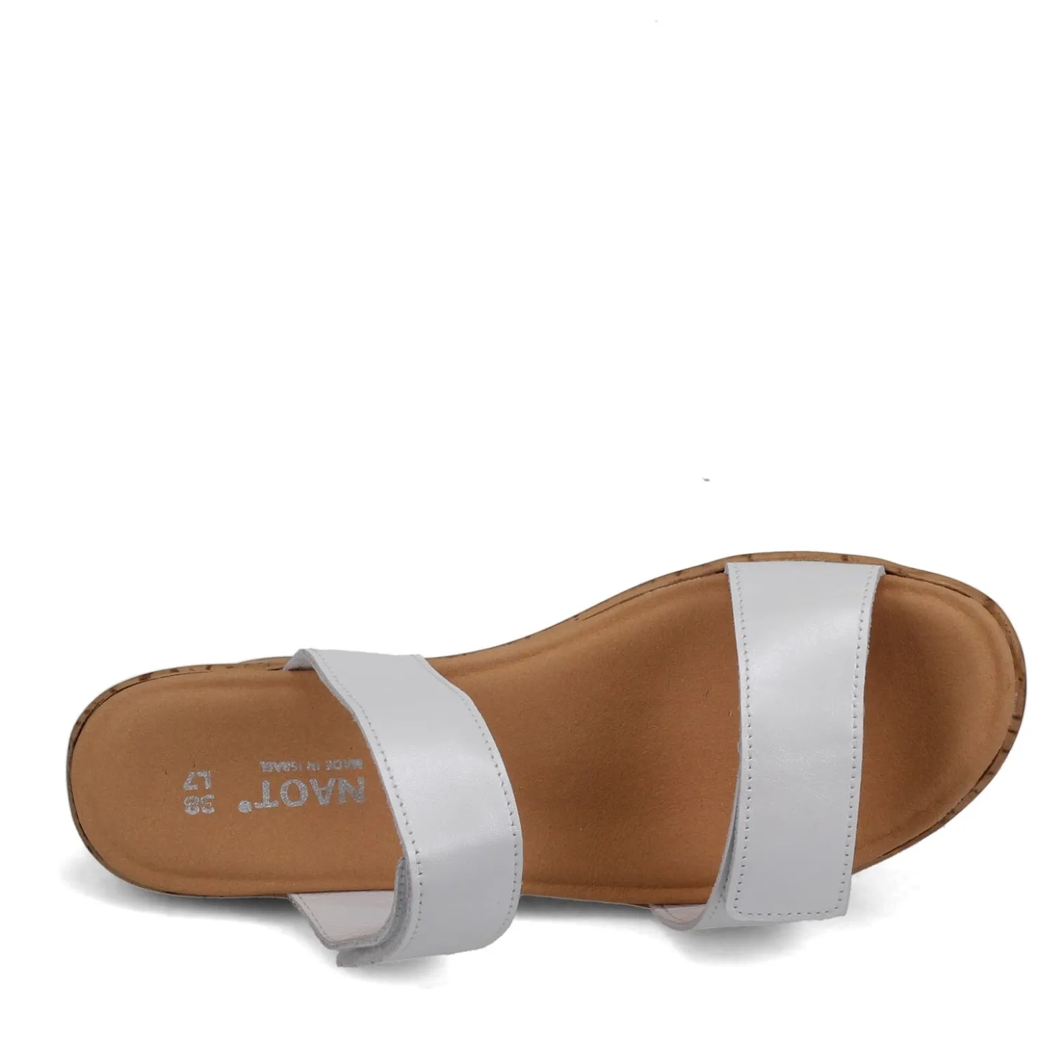 Wedges*Naot Women's , Caveran Sandal White