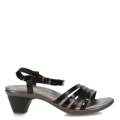 Heeled Sandals*Naot Women's , Current Sandal Black Mix