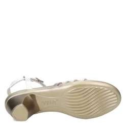 Heeled Sandals*Naot Women's , Current Sandal Metallic Silver