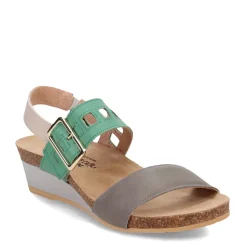 Wedges*Naot Women's , Dynasty Sandal Gray Green Multi