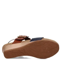 Footbed Sandals*Naot Women's , Dynasty Sandal Blue / Tan