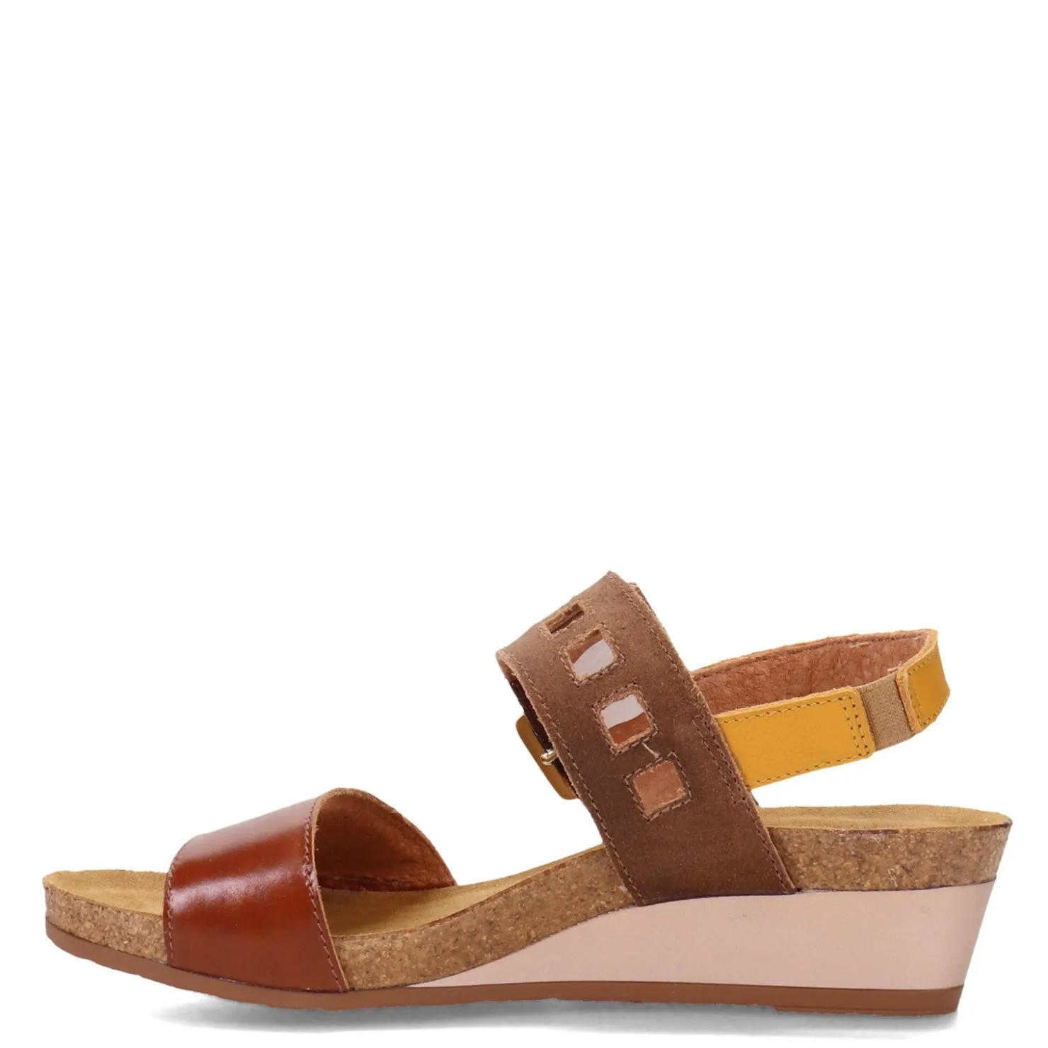 Footbed Sandals*Naot Women's , Dynasty Sandal Brown Marigold