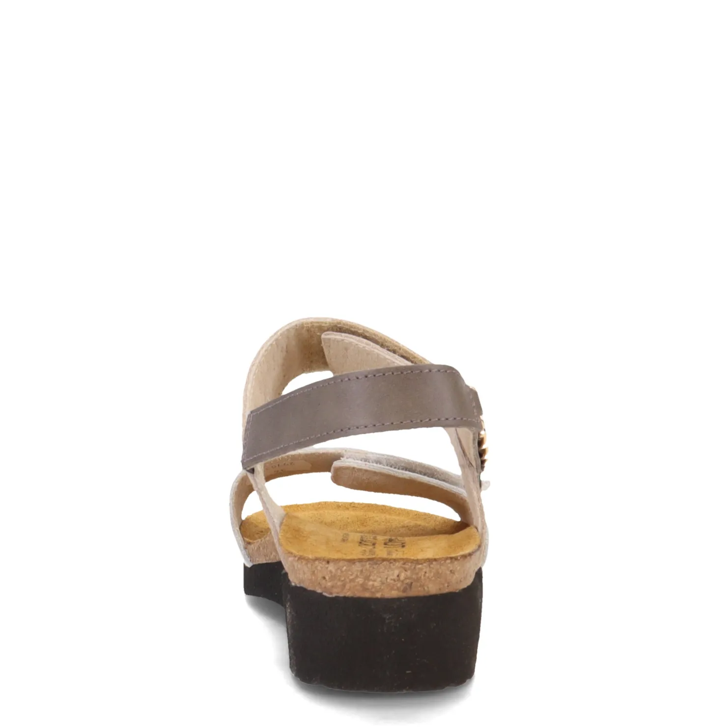 Footbed Sandals*Naot Women's , Eliana Sandal White/Khaki/Foggy Gray