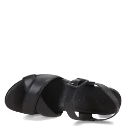 Footbed Sandals*Naot Women's , Elite Sandal Black Shiny