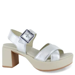 Heeled Sandals*Naot Women's , Elite Sandal Silver